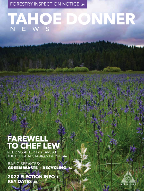 Tahoe Donner News April 2022