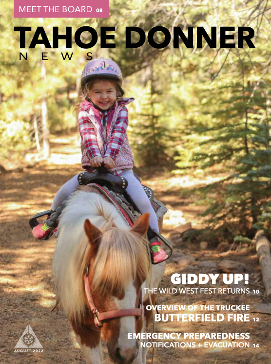 Tahoe Donner News August 2022