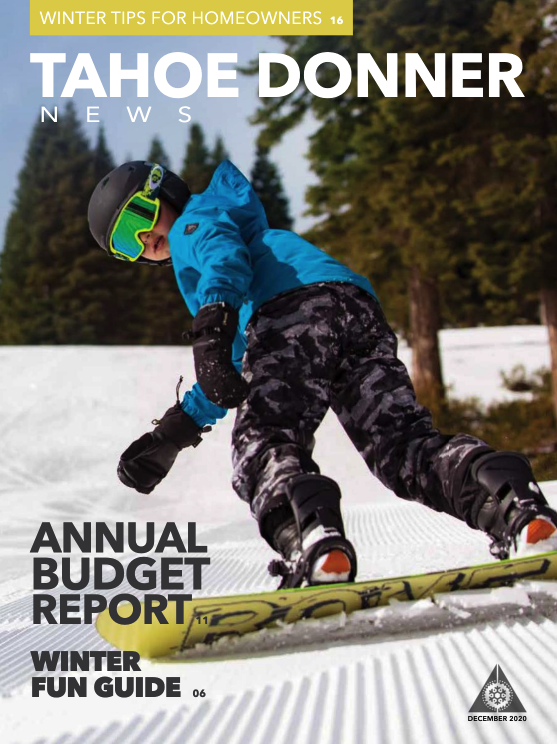 Tahoe Donner News December 2020
