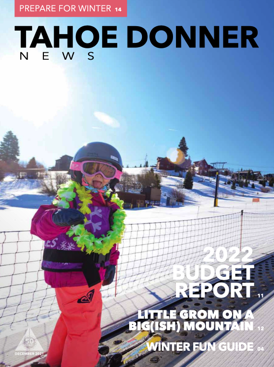 Tahoe Donner News December 2021