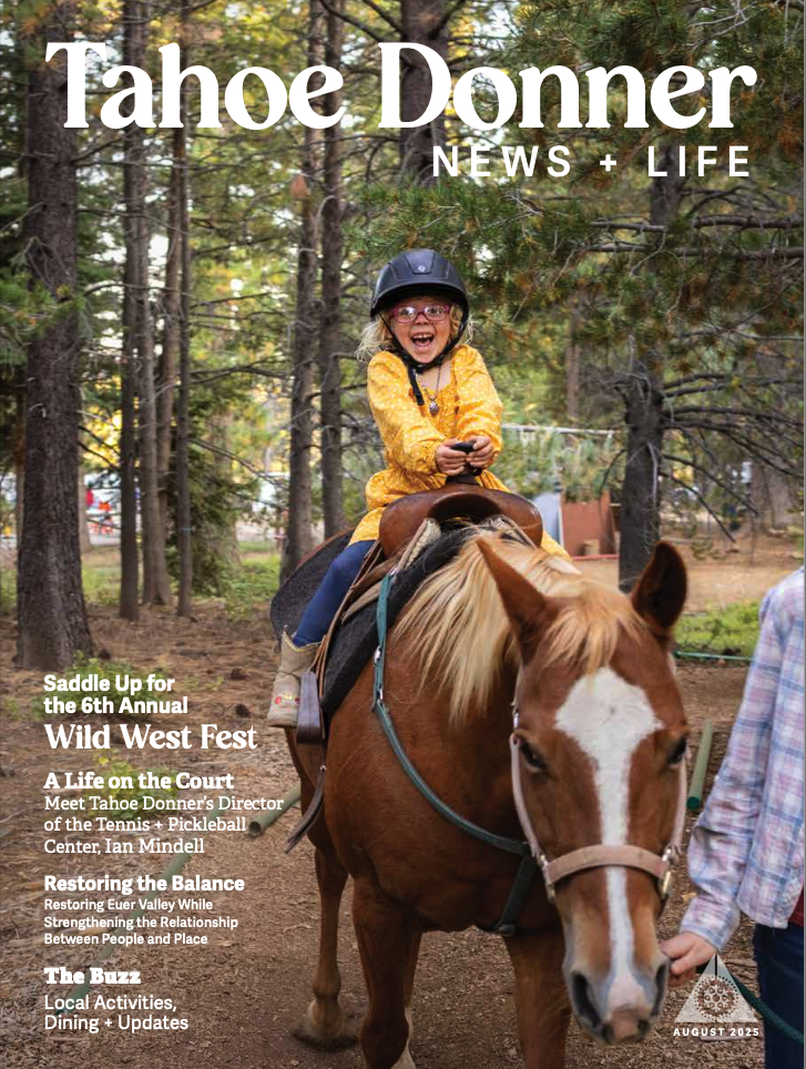 Tahoe Donner News August 2025