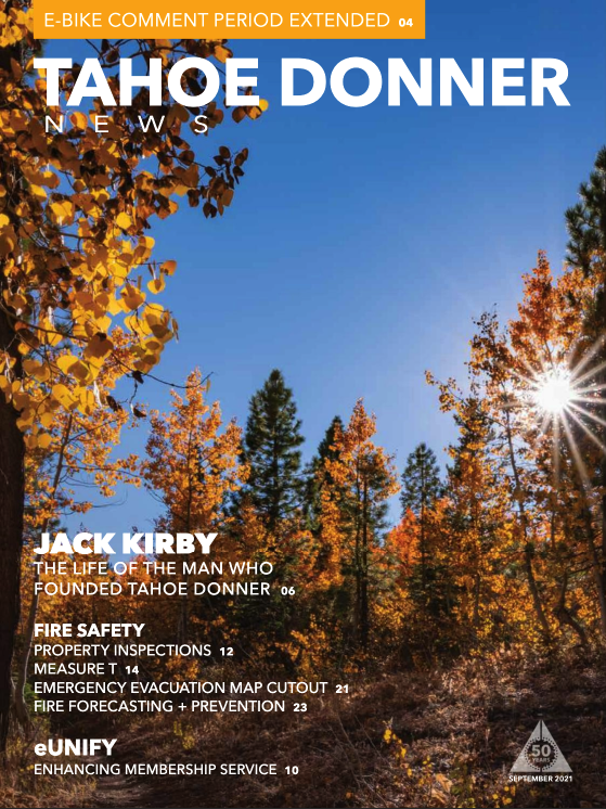 Tahoe Donner News September 2021