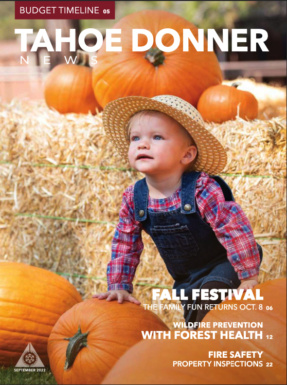 Tahoe Donner News September 2022