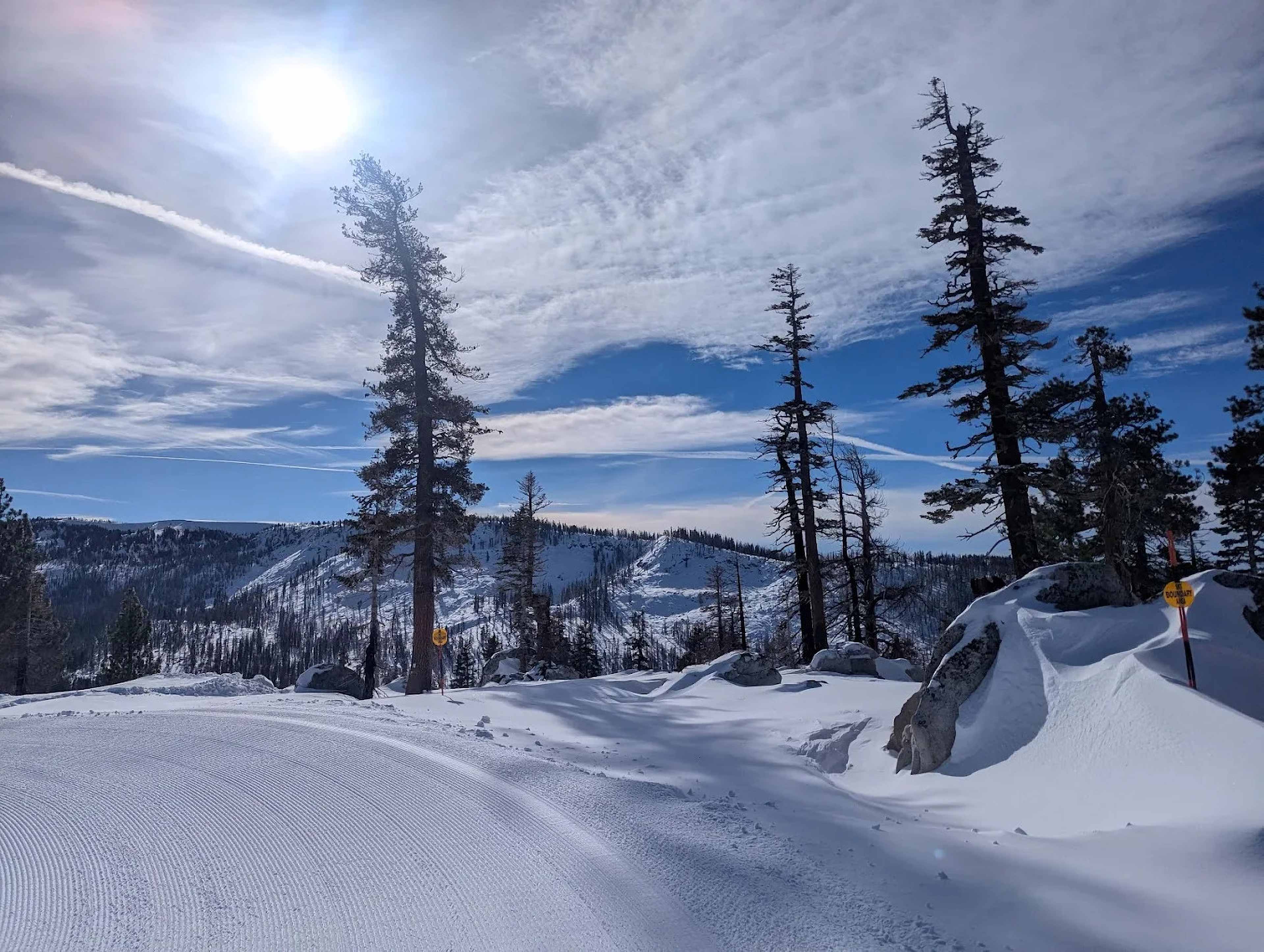 sierra at tahoe beautiful snowy mountains landscape